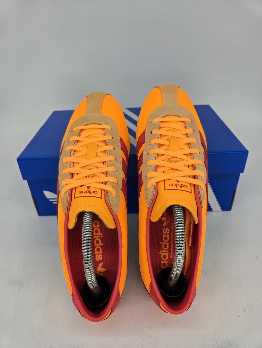 adidas Women's Tokyo IH3997 Lucid Tangerine Semi Lucid Red Gold Shoes Size 7.5 - Picture 5 of 8